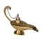Gold Metal Eclectic Aladdin Lamp, 6&#x22; x 2&#x22; x 4&#x22;